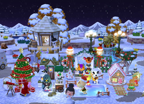 Weihnachtszauber auf dem Campingplatz